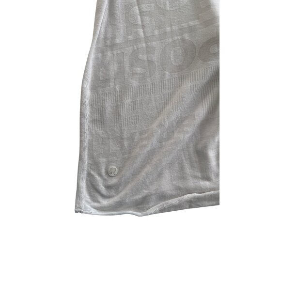 Lululemon white "Flip Your Dog" long sleeve top - Picture 7 of 7